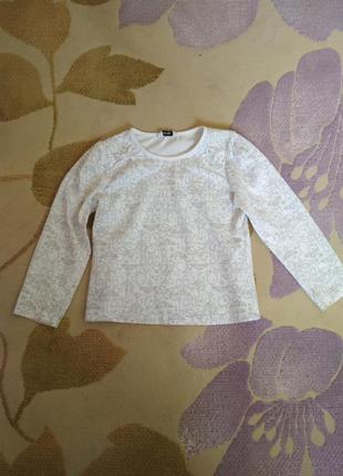 Нарядный трикотажный реглан (принт  с напылением) фирмы george .