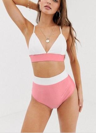 Prettylittlething plt высокие плавки низ купальник трусы