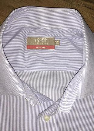 Фирменная мужская рубашка marks & spencer оригинал2 фото
