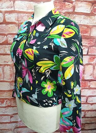 Пиджачок хлопковый пестрый spengler винтажный 90-00е