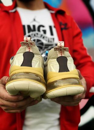 Крсівки nike travis scott x nike air max 270 react кросівки 2