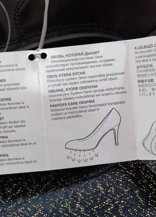 Брендовые туфли броги geox respira натуральная кожа италия этикетка7 фото