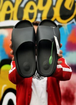 Тапки тапочки adidas yeezy slide black шлепки3 фото