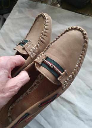 Новые фирменные туфли voltinellis в стиле gucci 40р натуральная кожа2 фото