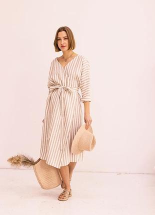 Сукня кімоно міді на запах