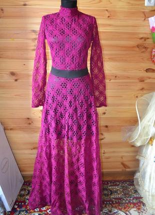 Сукня від medini origina колір фуксія1 фото