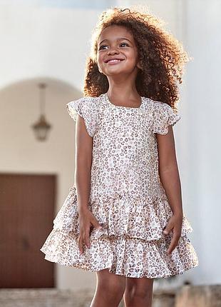 Стильное легкое платье mayoral на рост 122 см