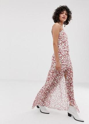 Платье asos  шифоновое