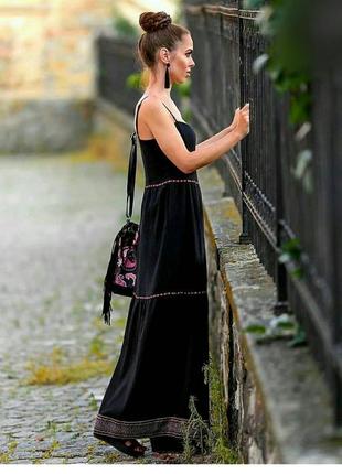 Платье сарафан макси в пол esmara германия р. 38 европ.1 фото