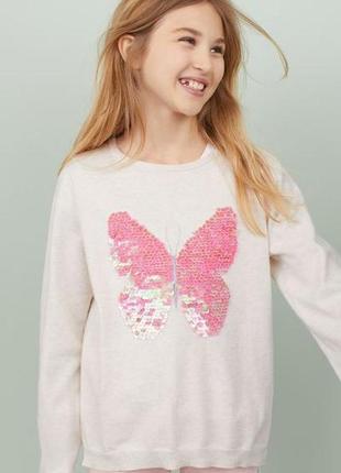Свитер h&amp;m с пайетками 3