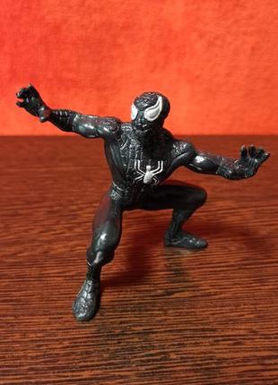 Вінтажна фігурка "чорний людина павук" spiderman black marvel yolanda 1996