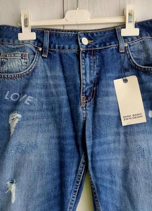 Чорна п'ятниця!знижка 20% на будь-яку річ.нові джинси zara розмір s, m.оригінал з офіційного сайту.2 фото