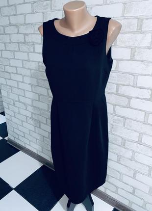 Черное женское нарядное платье/сарафан  оригинал un1deux2trois3 бренд