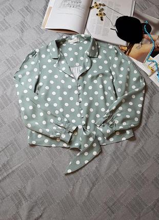 Блуза на зав'язках1 фото
