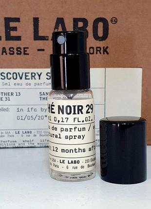 Le labo the noir 29💥оригинал миниатюра travel mini 5 мл spray ( неполная 1 мл )1 фото