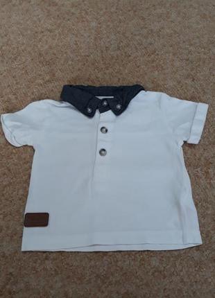 Фирменная футболка 3-6мес