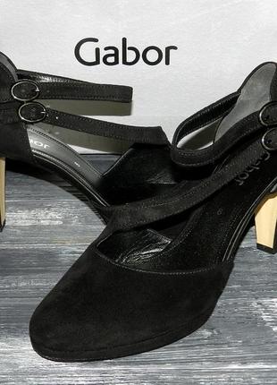 Gabor оригинальные невероятно крутые туфли на устойчивом каблуке2 фото