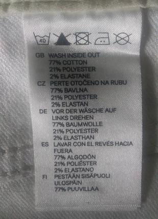 Джинсовая юбка h&m с цветочным принтом, размер 385 фото