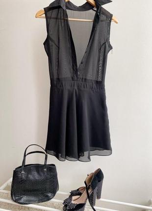 Вечернее шифоновое платье zara