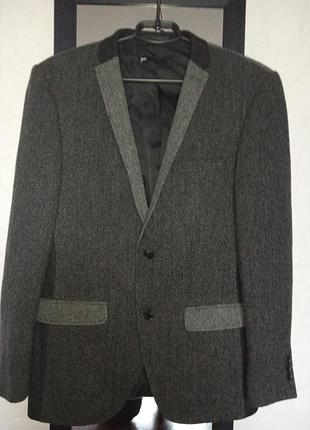 Стильний піджак we шерсть розмір 46/48 s/m обмін пропонуйте
