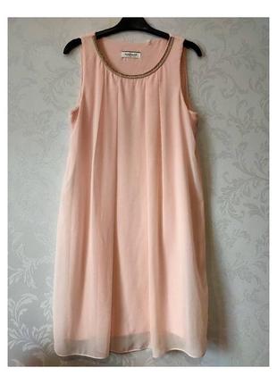 Нежное розовое платье naf naf