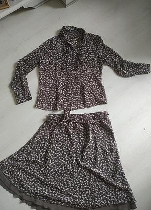 Летний костюм стильный элегантный zafiri