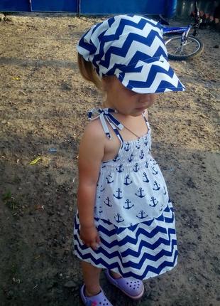 Новая косынка-повязка с козырьком, 100% хлопок!