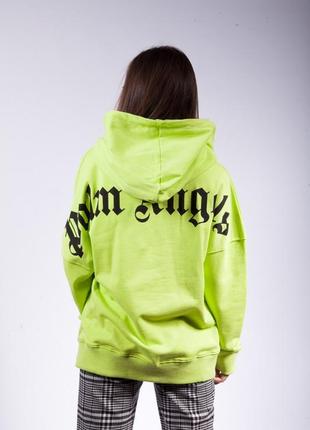 Худи palm angels light green