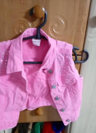 Безрукавка джинсова