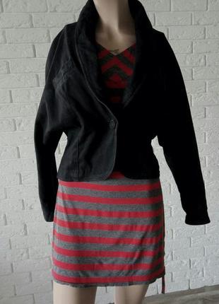 Винтажный пиджак  на одной пуговице под  замшу оверсайз ,летучая мышь,  100% котон