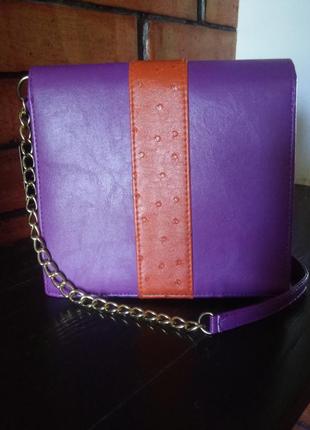 Cтильная фиолетовая сумочка atmosphere2 фото