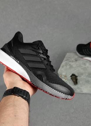 Мужские кроссовки adidas nova run x черные скидки / smb ✔️