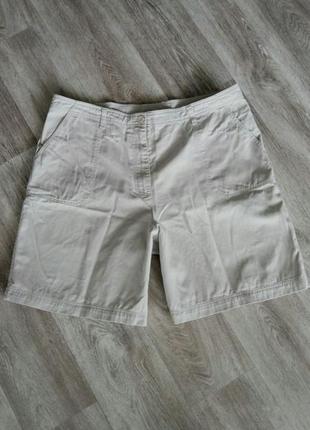 Світлі літні шорти 100% котон 18