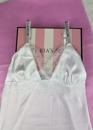 Пеньюар  атласный кружевной