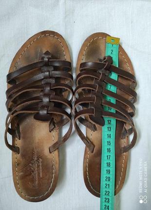 Кожаные сандалии, 35 размер1 фото