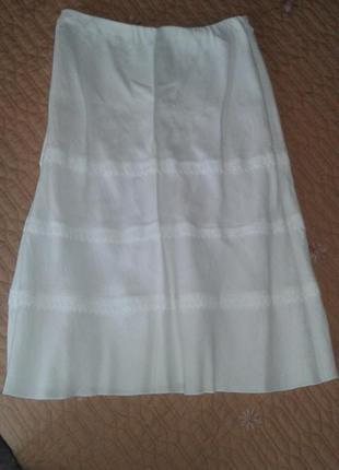 Юбка лён