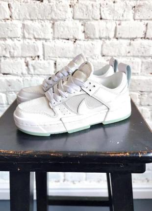 Кроссовки Кроссовки nike air French 1 light green "зеленые"