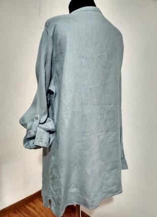 100% лён 2 цвета фирменная натуральная базовая льняная туника супер качество !!!