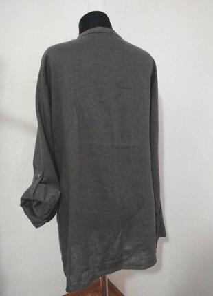 100% лён 2 цвета фирменная натуральная базовая льняная туника супер качество !!!