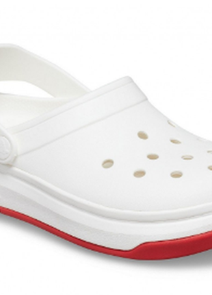 Crocs crocband full force clog  white мужские женские кроксы сабо5 фото