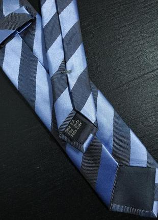 Упоряд нов шовк краватка вузький тонкий синій в смужку zxc lkj2 фото