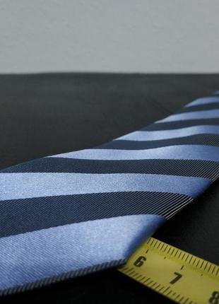 Упоряд нов шовк краватка вузький тонкий синій в смужку zxc lkj3 фото
