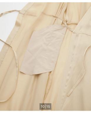 Uniqlo шикарну шовкову сукню на запах ( шовк 100 % )4 фото