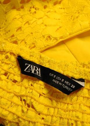 Ажурный кроп топ на бретелях от zara6 фото