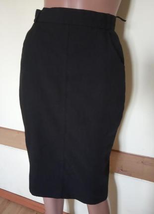 Юбка карандаш чёрная