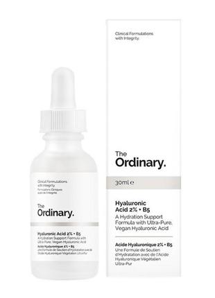 Сыворотка с гиалуроновой кислотой 2% + b5 the ordinary hyaluronic acid 2% + b5, 30 мл