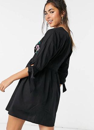 Натуральное платье с вышивкой asos, вышиванка, вышитое2 фото