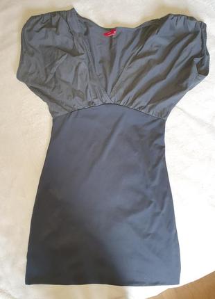 Платье сукня серого цвета1 фото