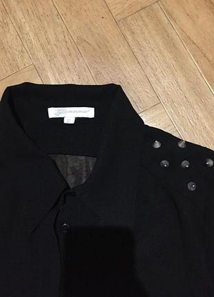 Блузка/чорна/шипи