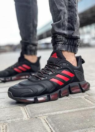 Adidas vento🆕дышащие мужские кроссовки на лето🆕черные с красным адидас легкие